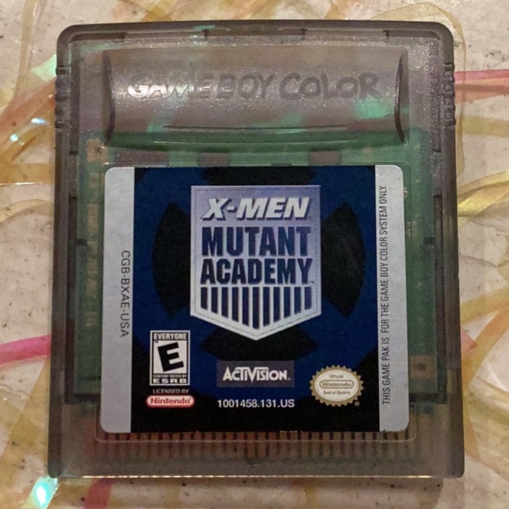 X Men Mutant Academy Nintendo Game Boy Color Game GameBoy Tested